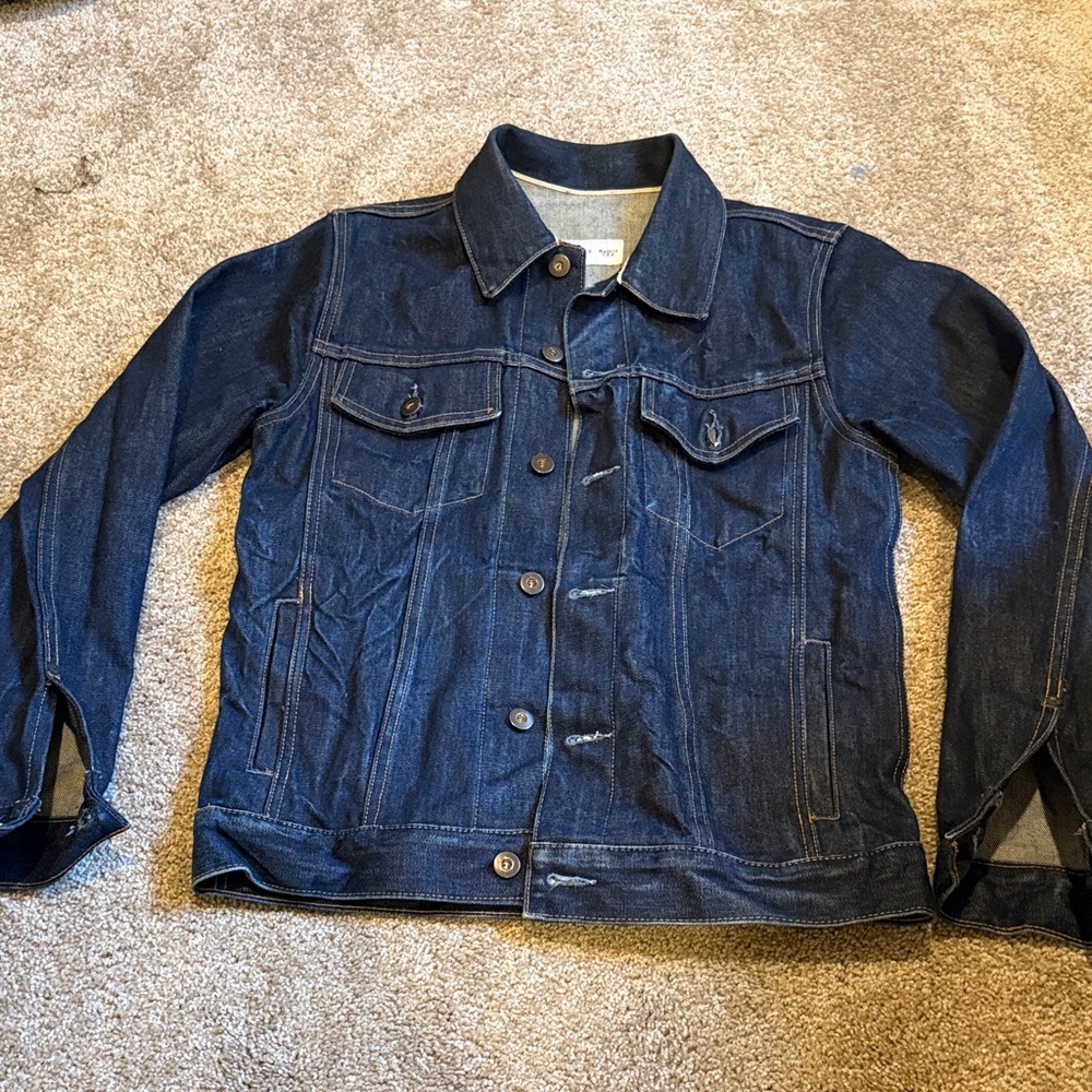 Tellason raw selvedge denim type 3 trucker